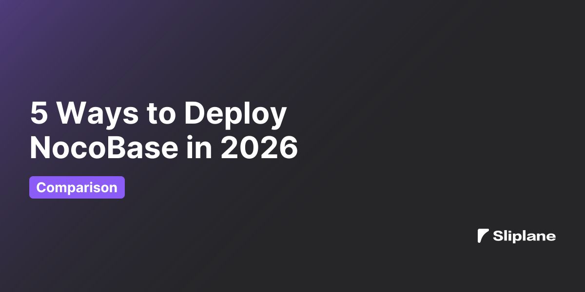 5 Wege, NocoBase zu deployen in 2026