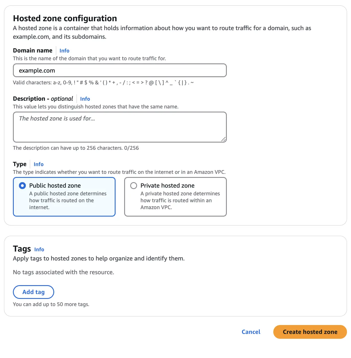 Route53 Konfiguration