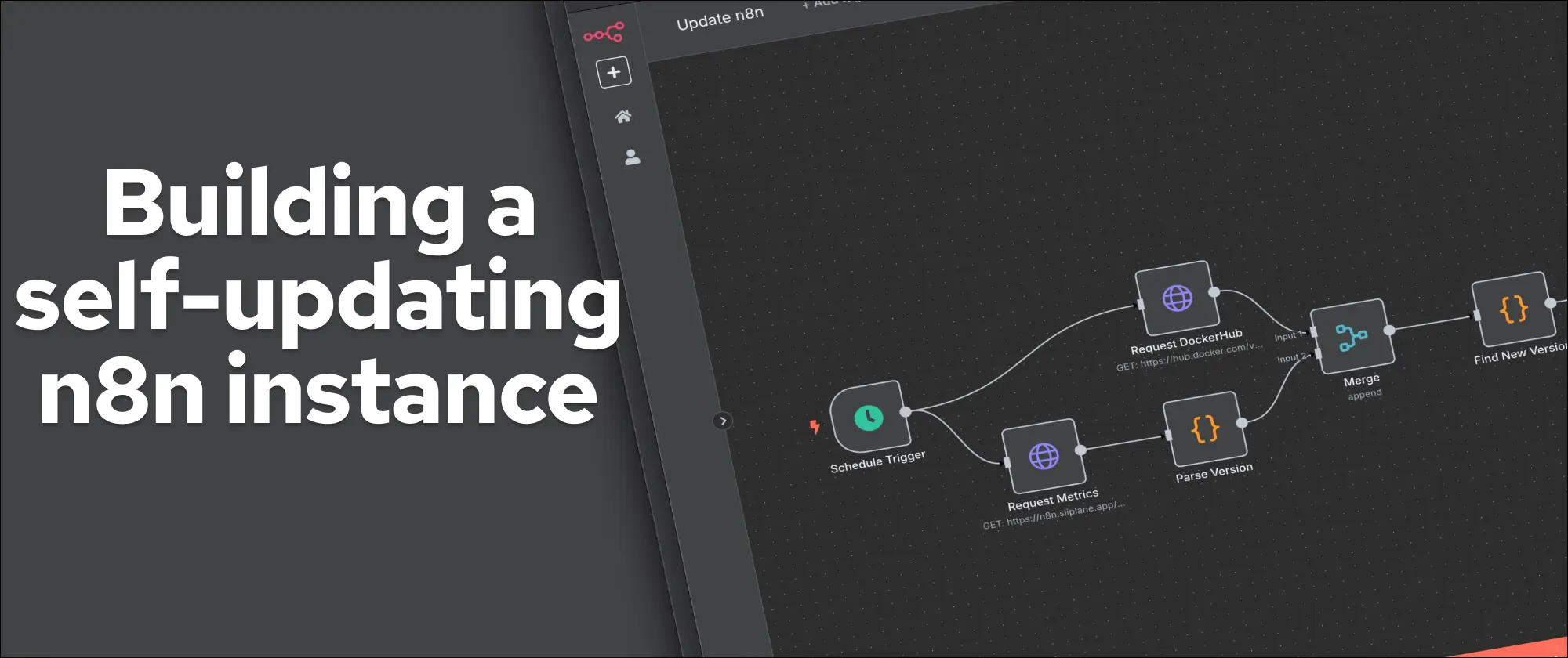 Building a self-updating n8n instance using n8n workflows